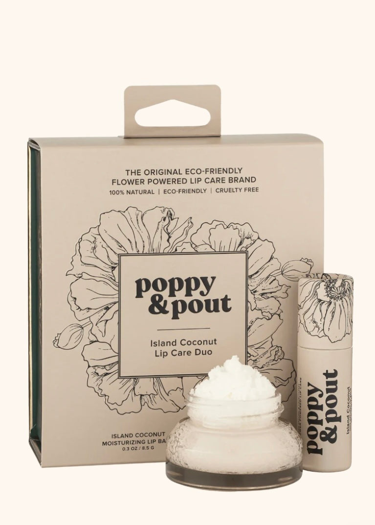 Poppy & Pout Best Sellers Lip Care Duo Gift Set