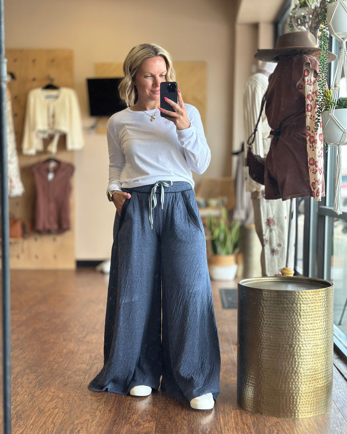 Free People Wait A Minute Wide Leg