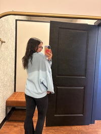 Free People Skyline Tee in Blue Snowflake