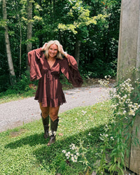 Round Here Ruffled Mini Dress