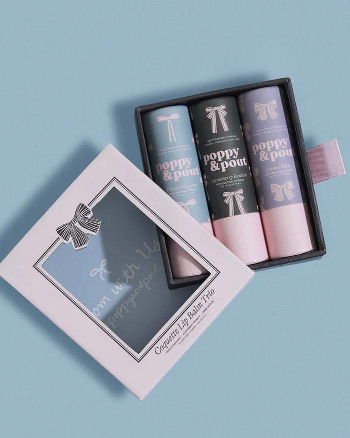Poppy& Pout Coquette Lip Balm Trip