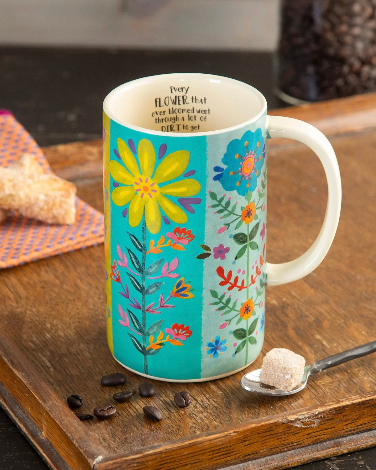 Natural Life Folk Art Coffee Mugs & Planters