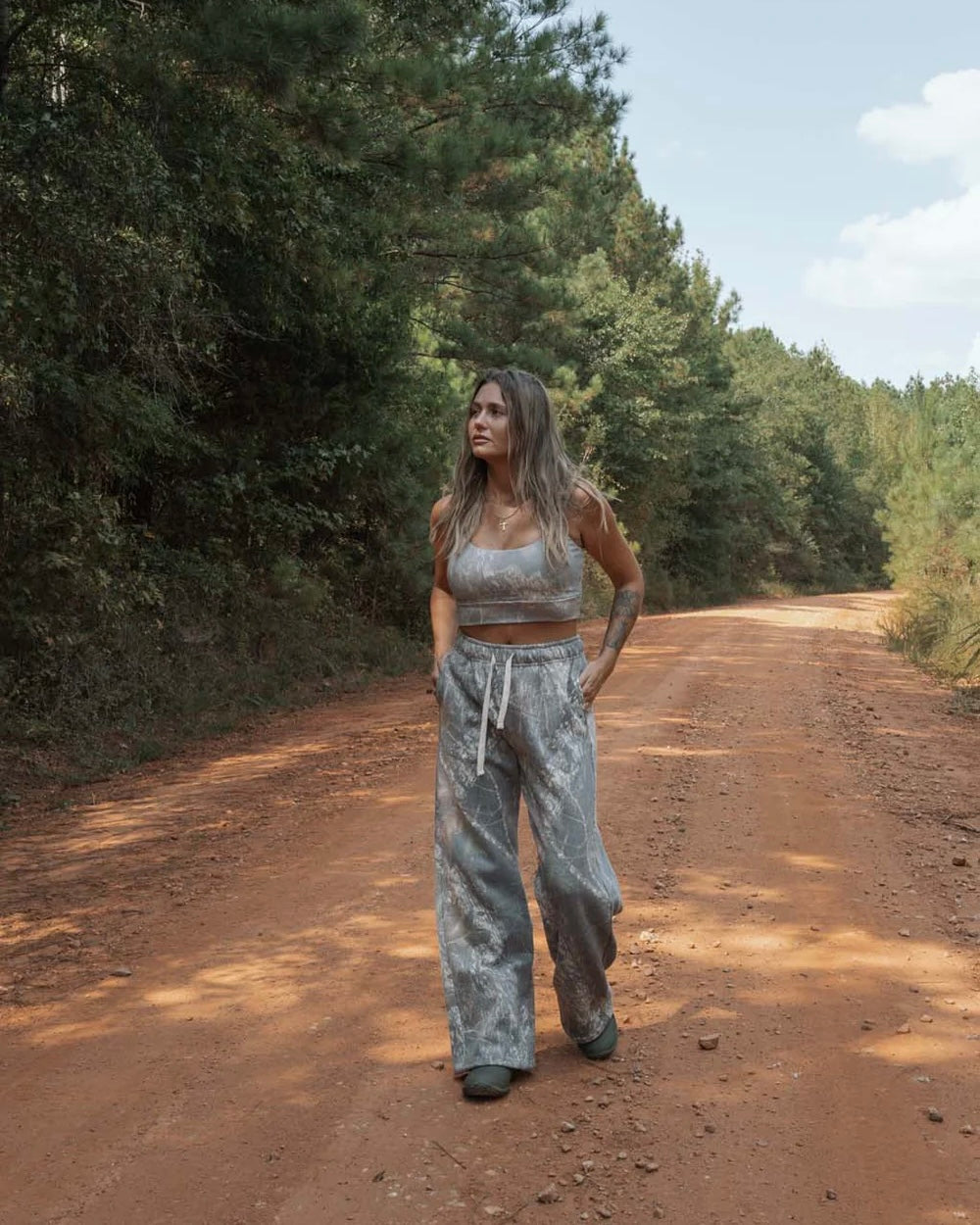 Tribe Kelley Butter Wide Leg Pants - Break Up