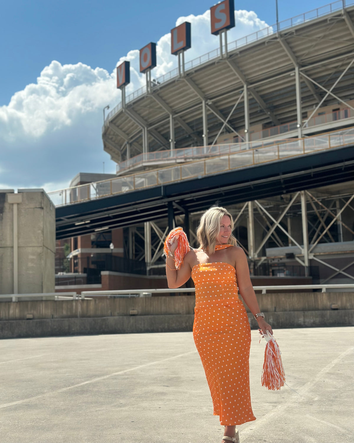 Tennesse Times Polka Dot Top