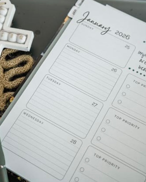 2026 Blessed Intentions Planner