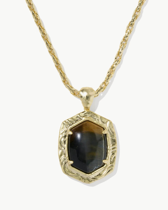 Kendra Scott Tiger Striped Daphne Necklace