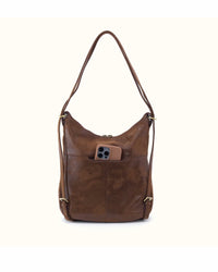 Hobo Merrin Convertible Backpack - Buffed Leather Mocha