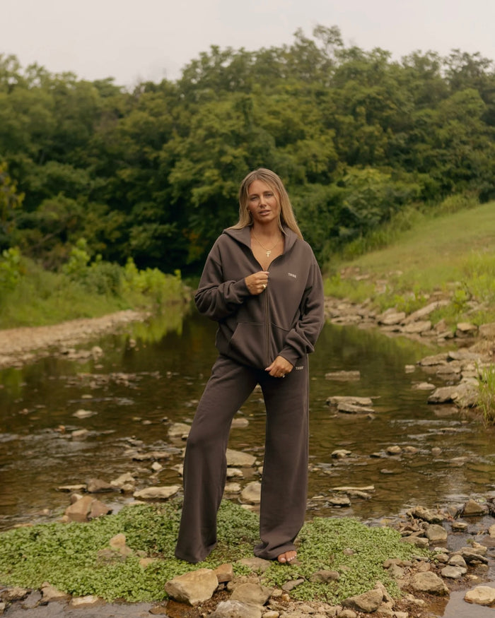 Tribe Kelley Butter Wide Leg - Butterland Oxford Brown