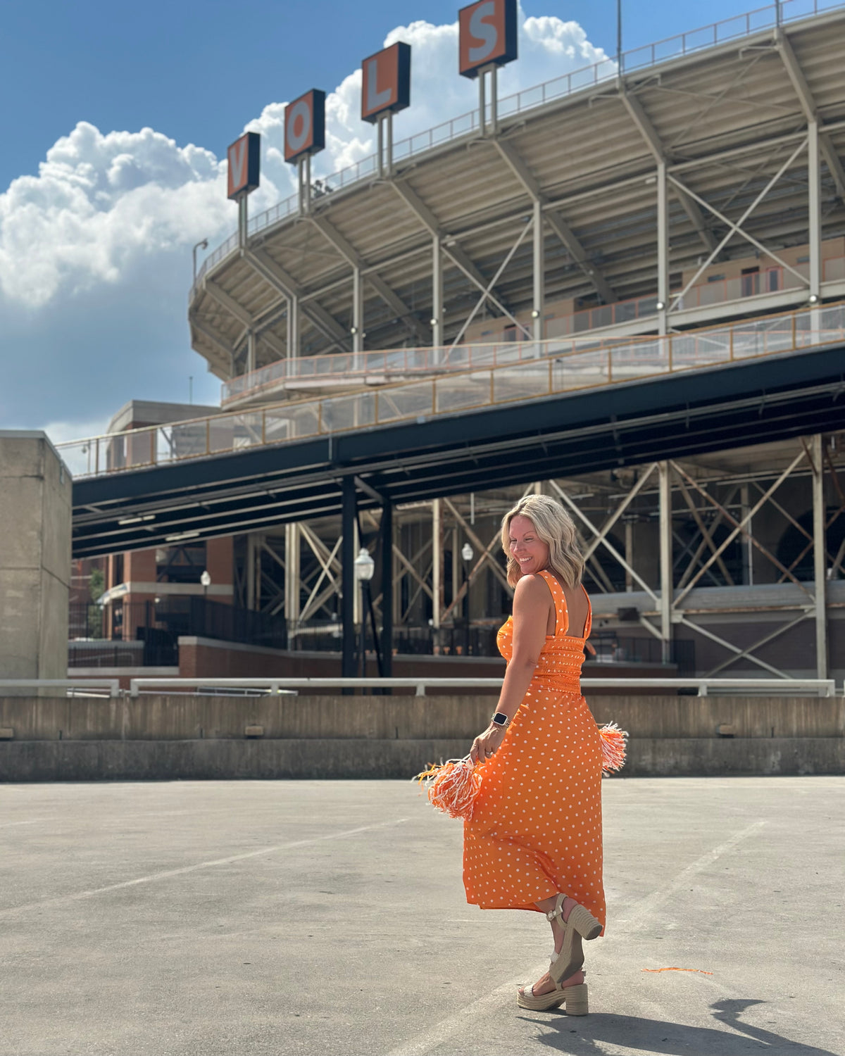 Tennesse Times Polka Dot Top