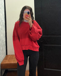 Free People Skyline Tee in Salsa