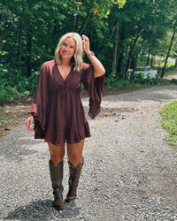 Round Here Ruffled Mini Dress