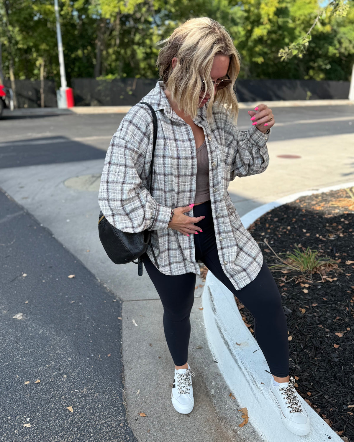 Free People Ashley Plaid Shirt