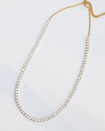 Farrah B High Roller Tennis Necklace