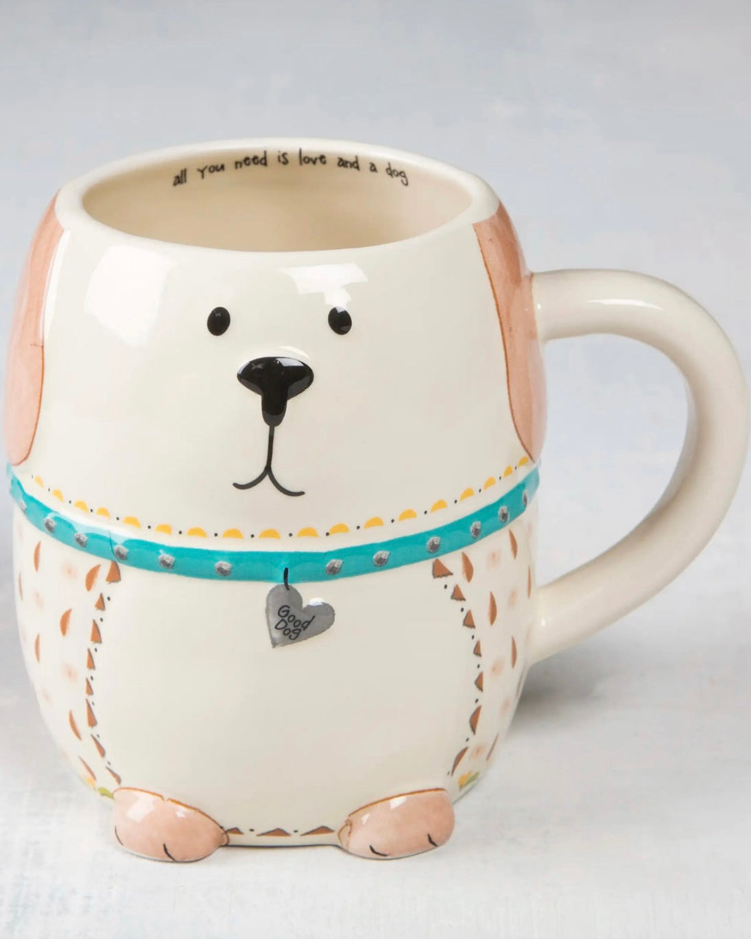 Natural Life Folk Art Coffee Mug - Hedgehog