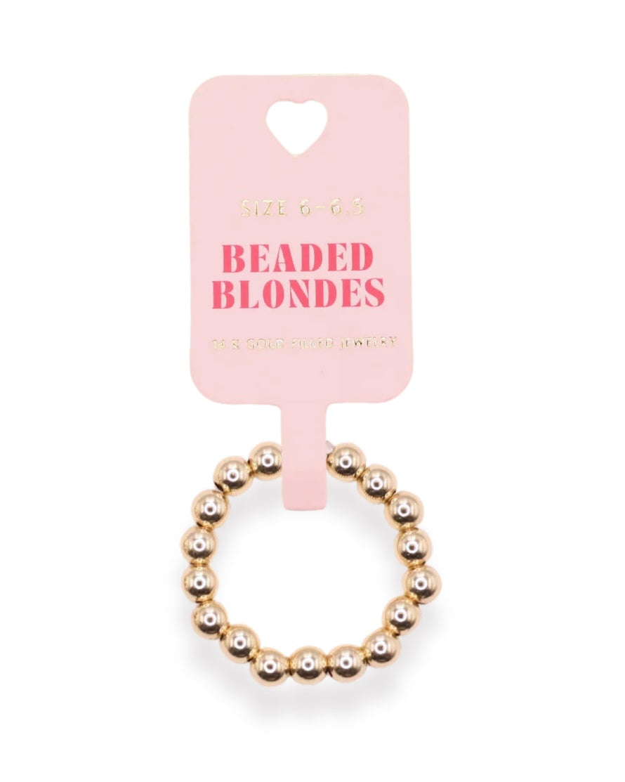 Beaded Blondes Rings