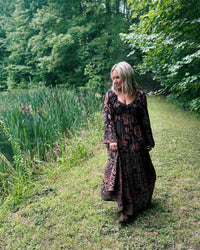 Bell Sleeve Maxi Dress