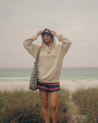 Tribe Kelley Americana Butter Hoodie in sand