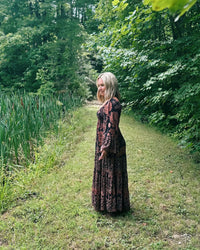 Bell Sleeve Maxi Dress