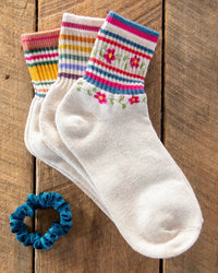 Natural Life Retro Crew Socks