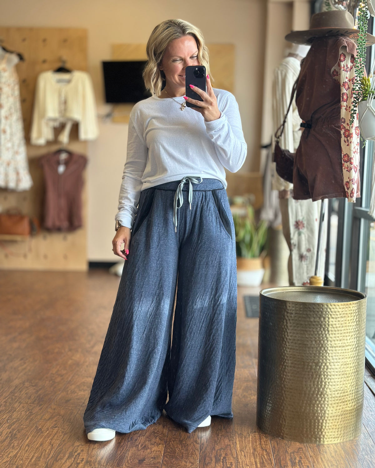 Free People Wait A Minute Wide Leg