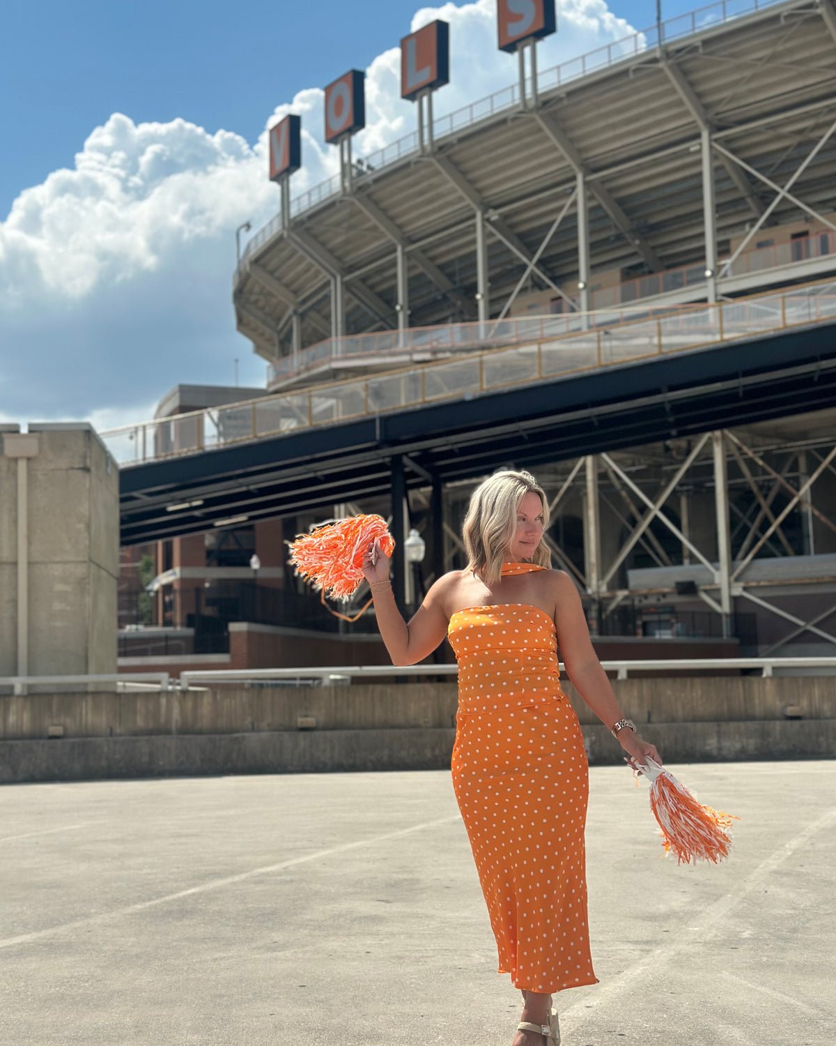 Tennesse Times Polka Dot Top