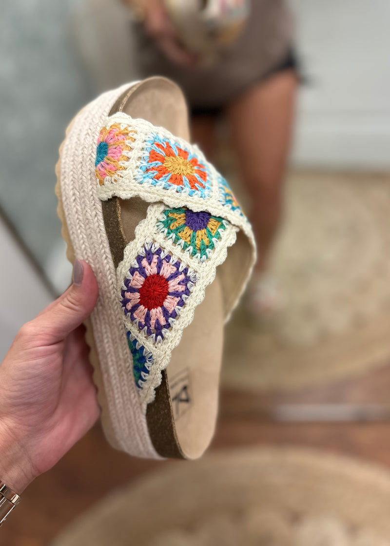 Chinese Laundry Crochet Plays Sandal