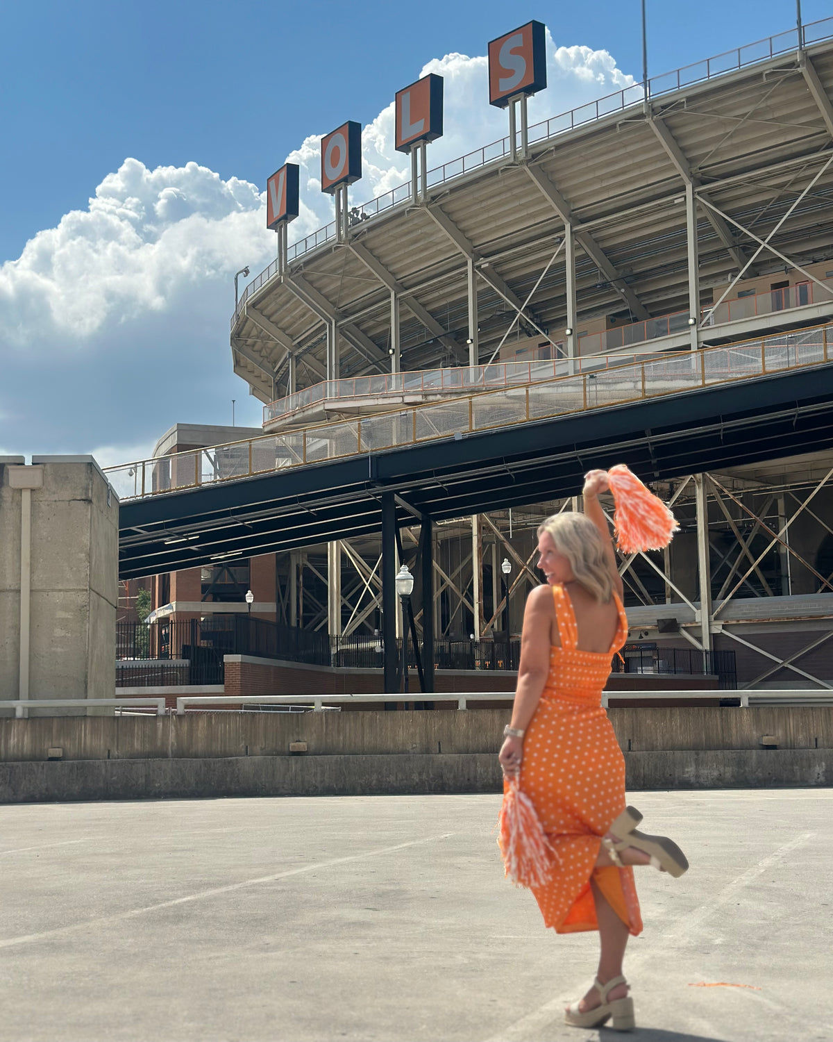Tennesse Times Polka Dot Top