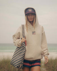 Tribe Kelley Americana Butter Hoodie in sand