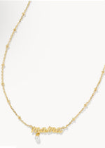 Kendra Scott Mama Script Pendant Necklace