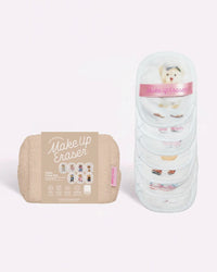 Makeup Eraser Teddy Bear 7-Day Gift Set & Plush Cosmetic Bag