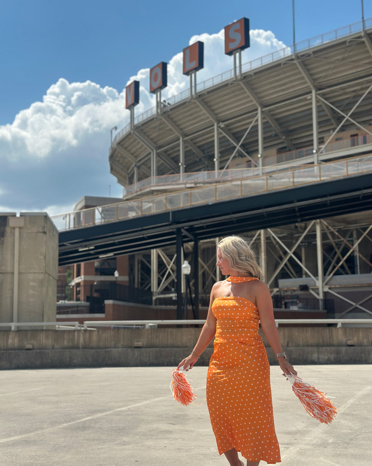 Tennesse Times Polka Dot Top