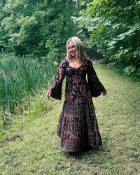 Bell Sleeve Maxi Dress