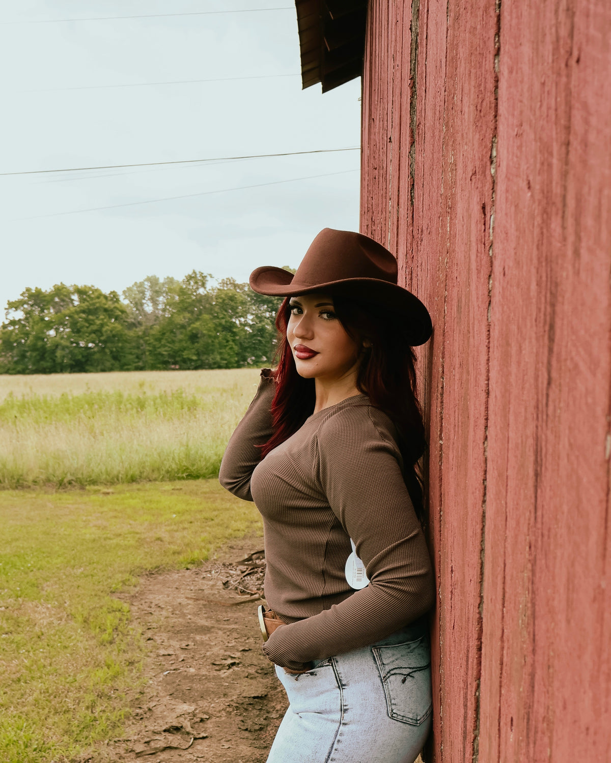 Free People Easy Does It Tee in espresso