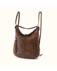 Hobo Merrin Convertible Backpack - Buffed Leather Mocha