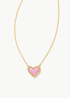 Kendra Scott Ari Bubblegum Pink Kyocera Opal Necklace