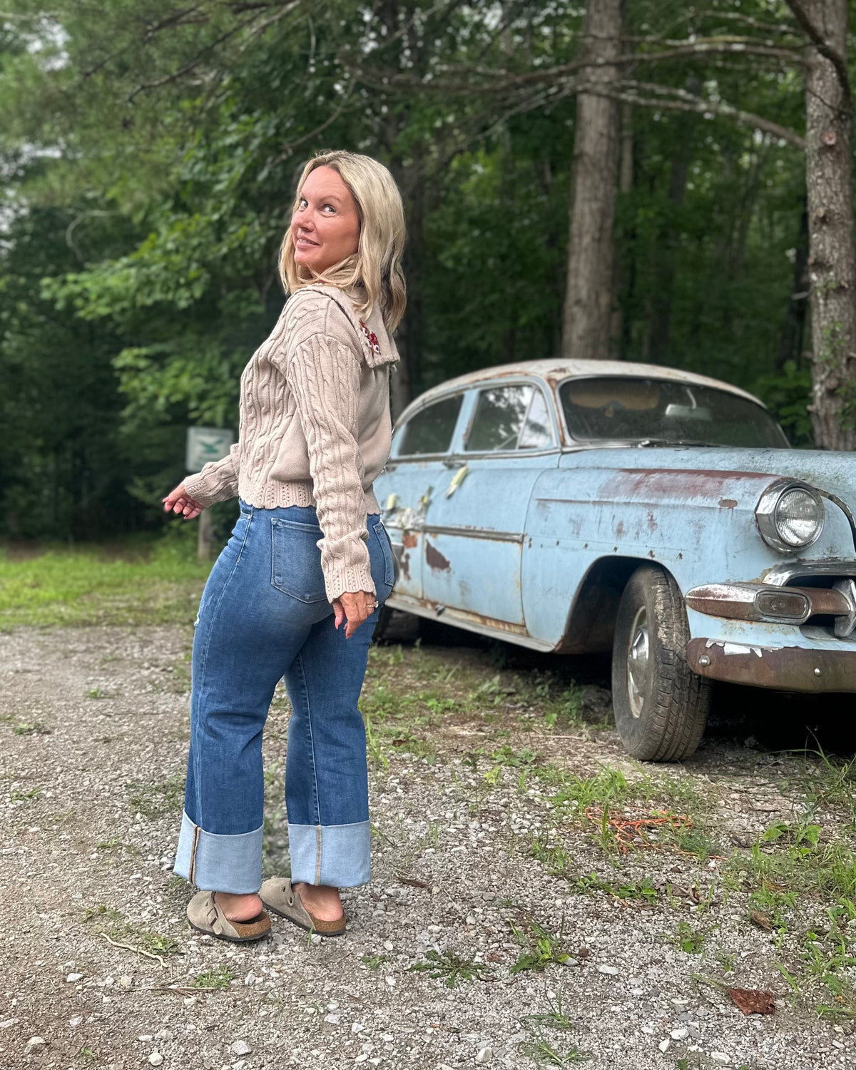My Everything Embroidered Collar Cardigan