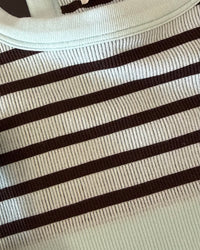 Free People Go To Stripe Bra in Frosty Combo