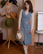 Vintage Cowgirl Vest & Skirt Set