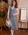 Vintage Cowgirl Vest & Skirt Set