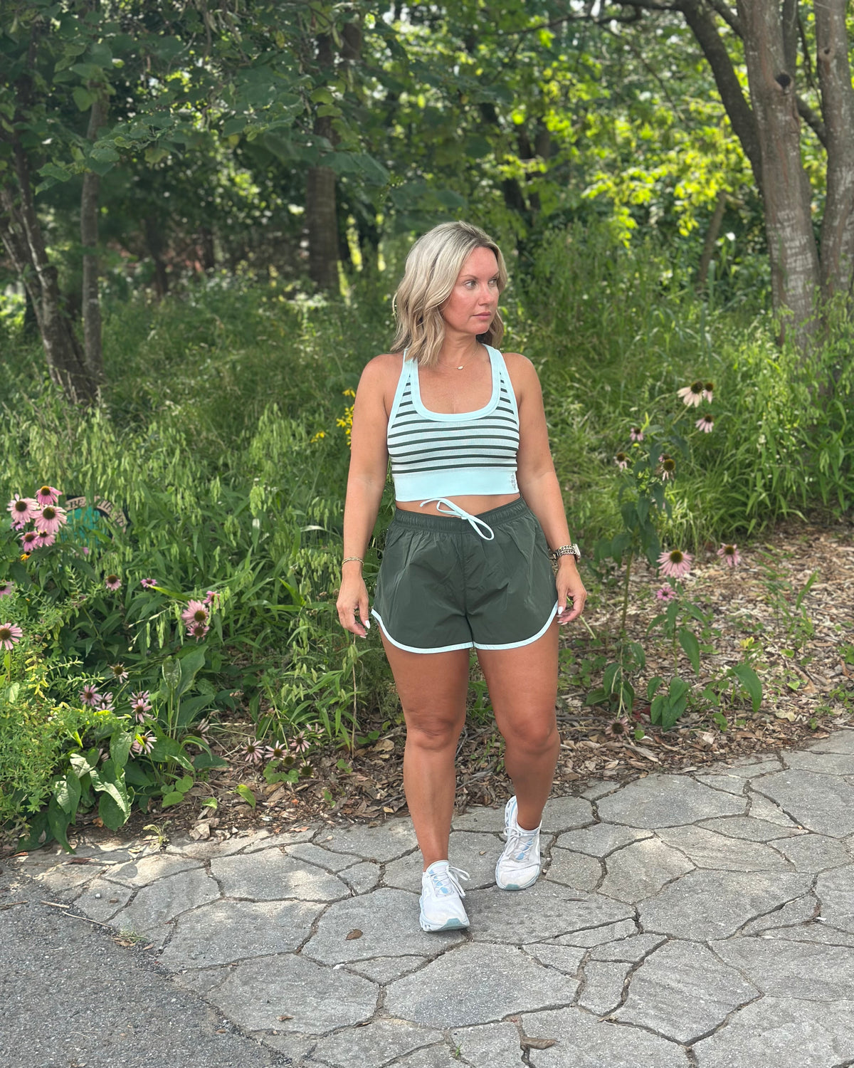 Free People Now or Never Short in Ivy