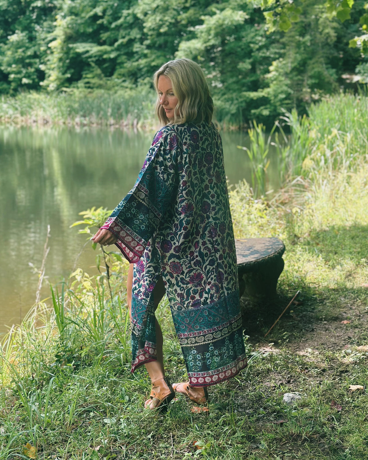 Natural Life Sierra Mix Print Kimono