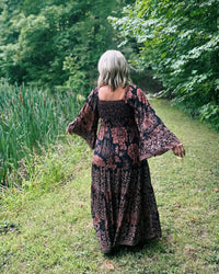 Bell Sleeve Maxi Dress