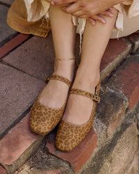 Yellowbox Collin Leopard Mary Jane Flats