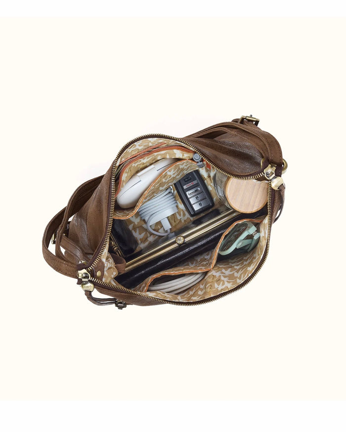 Hobo Merrin Convertible Backpack - Buffed Leather Mocha