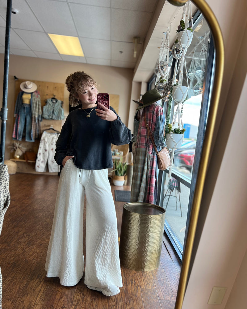 Free People Wait A Minute Wide Leg