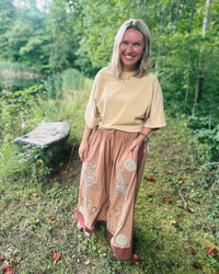 Bold Yet Balanced Boho Style Wide Leg Pant
