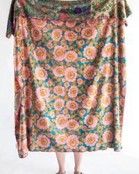 Natural Life Reversible Cozy Block Patchwork Blanket