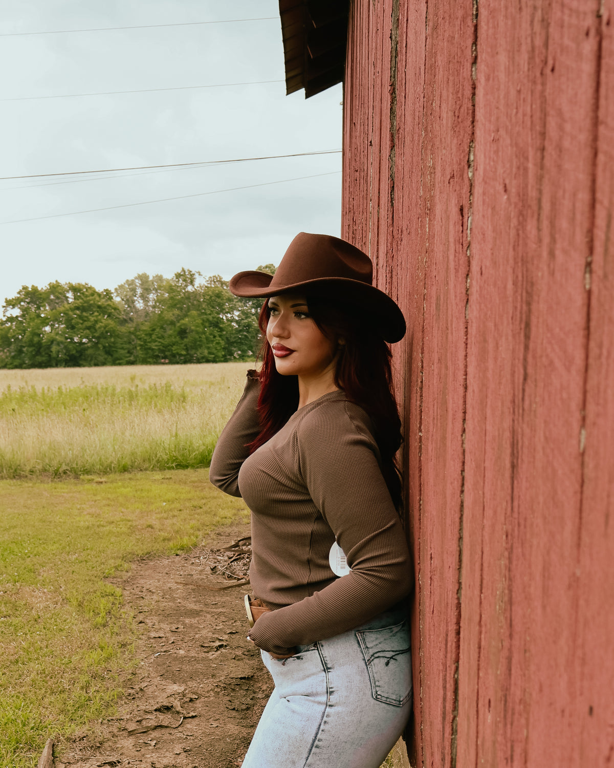 Free People Easy Does It Tee in espresso