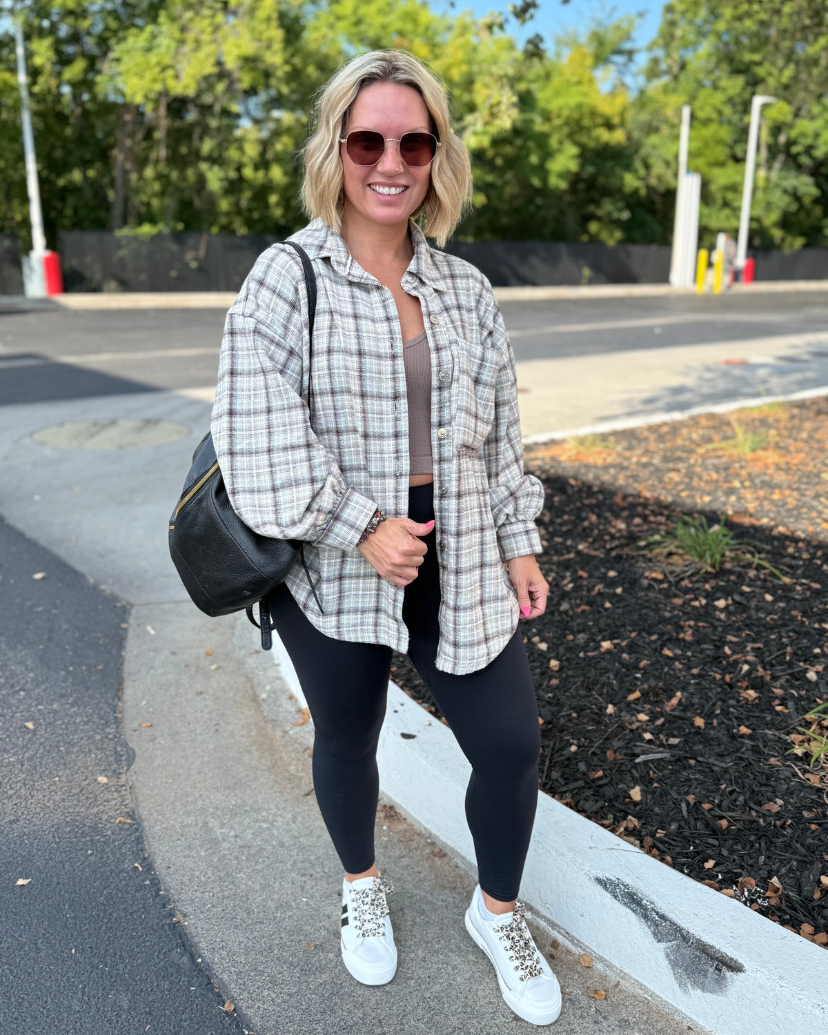 Free People Ashley Plaid Shirt