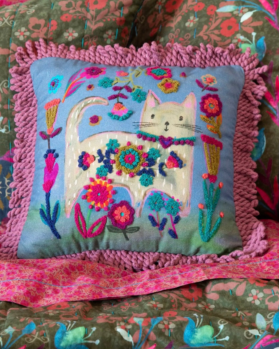 Natural Life Boho Tufted Pillows - Hope You Like: Dog or Cat